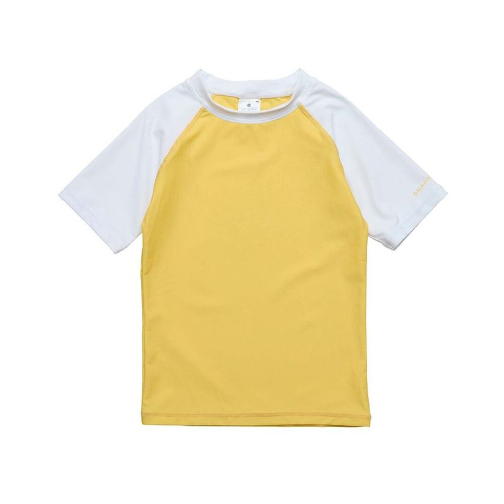 Snapper Rock Girls  Sustainable Rash Top, Yellow